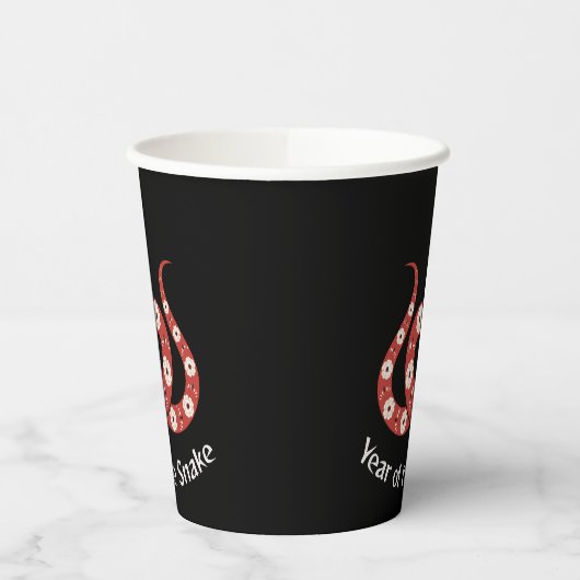 Jaar van de Snake Design Papieren beker (Links)