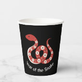 Jaar van de Snake Design Papieren beker (Voorkant)