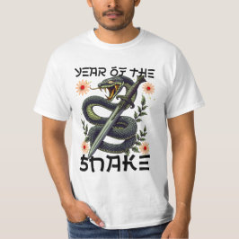 Jaar van de Snake Zodiac Chinees Nieuwjaar T-shirt