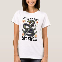 Jaar van de Snake Zodiac Chinees Nieuwjaar T-shirt
