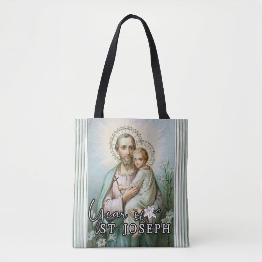 Jaar van de St. Joseph Religieuze Katholieke St. J Tote Bag (Voorkant)