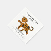 Jaar van de Tiger 2022 Chinese Zodiac Servet (Hoek)