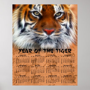 Jaar van de Tijger 2010 Poster