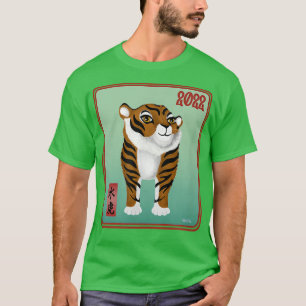 Jaar van de Tijger 2022 Chinees Nieuwjaar Cute Wat T-shirt