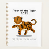 Jaar van de tijger 2022: Dierenbescherming in de d Planner (Voorkant)