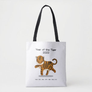 Jaar van de tijger 2022: Dierenbescherming in de d Tote Bag