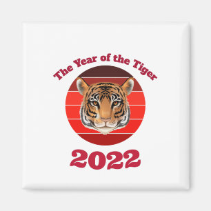 Jaar van de Tijger 2022 Magneet