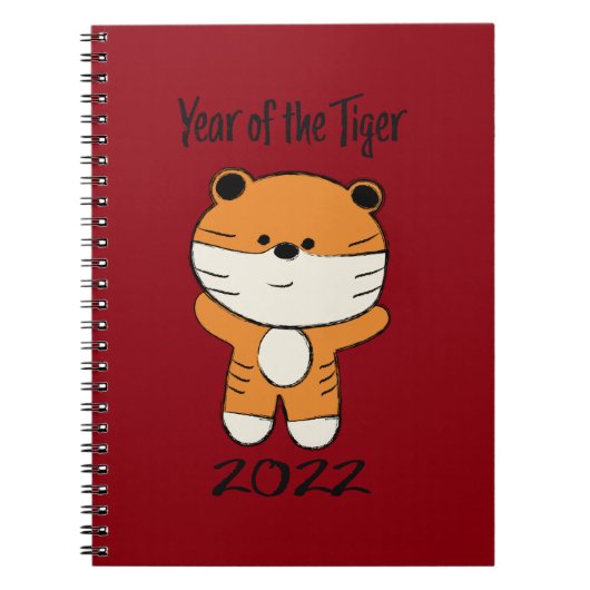 Jaar van de Tijger 2022 Notitieboek (Voorkant)