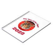 Jaar van de Tijger 2022 Notitieboek (Linkerzijde)