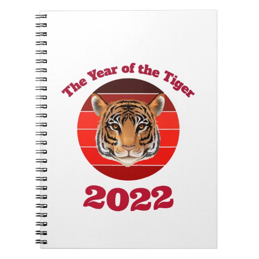 Jaar van de Tijger 2022 Notitieboek (Voorkant)
