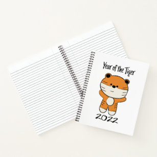 Jaar van de Tijger 2022 Notitieboek