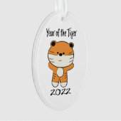 Jaar van de Tijger 2022 Ornament (voorkant)
