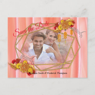 Jaar van de tijger aankondigingskaart