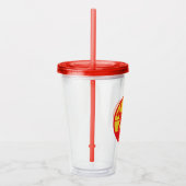 Jaar van de tijger acryl drinkbeker (Rechts)