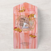 Jaar van de tijger all in one uitnodiging (Buitenkant)