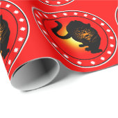 Jaar van de tijger cadeaupapier (Rol Hoek)