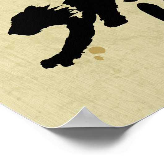 Jaar van de Tijger - Chinese dierentuin Poster (Hoek)