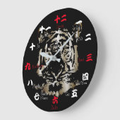 Jaar van de tijger grote klok (Hoek)