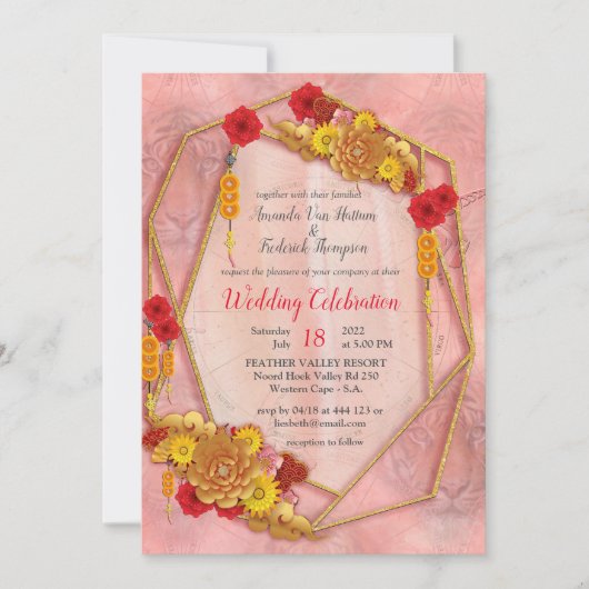 Jaar van de tijger kaart (Voorkant)