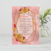 Jaar van de tijger kaart (Staand voorkant)