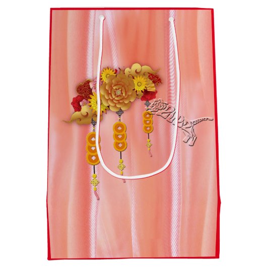 Jaar van de tijger medium cadeauzakje (Achterkant)