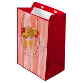 Jaar van de tijger medium cadeauzakje (Achterkant Gekanteld)