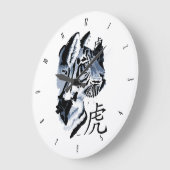 Jaar van de Tijger met cijfers Grote Klok (Hoek)