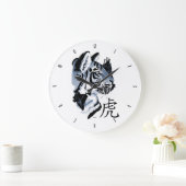 Jaar van de Tijger met cijfers Grote Klok (Huis)