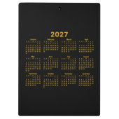 Jaar van de Tijger Planner 2027 Klembord (Achterkant)