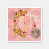 Jaar van de tijger servet (Voorkant)