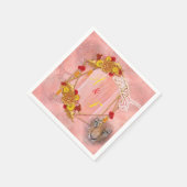 Jaar van de tijger servet (Hoek)