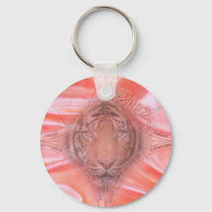 Jaar van de tijger sleutelhanger