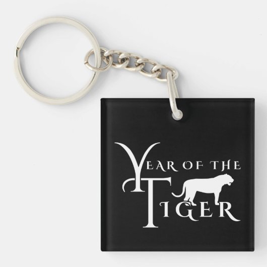 Jaar van de tijger sleutelhanger (voorkant)