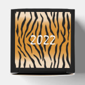 Jaar van de Tijgerontwerpversnellingsbak Bedankdoosjes (Bovenkant)