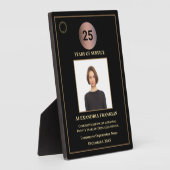 Jaar van de Toekenning van de Aangepaste Toekennin Fotoplaat (Zijkant)