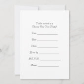 jaar van de uitnodiging van de dragon - partij - n (Achterkant)