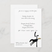 Jaar van de uitnodigingen van de Paarden (Voorkant / Achterkant)