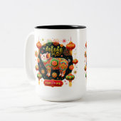 Jaar van de Varken Mok (Voorkant links)