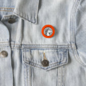 Jaar van de vurige paardenknop ronde button 3,2 cm (In situ)