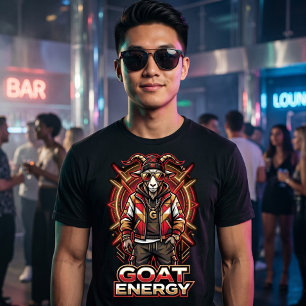 Jaar Van De Vuur Geit 2027 Maan Nieuwjaar Zodiac Tri-Blend Shirt