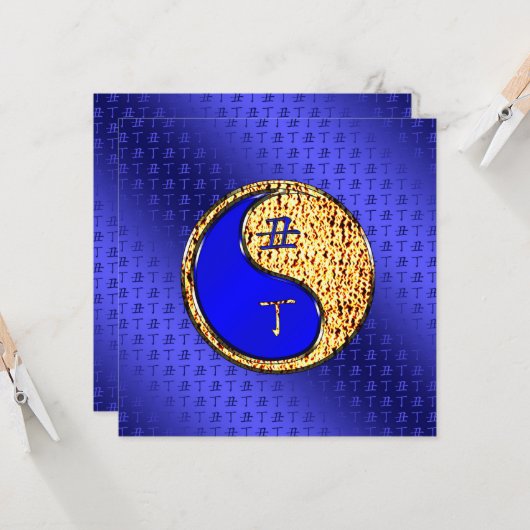 Jaar van de Vuur Os Kaart (Voorkant / Achterkant in situ)