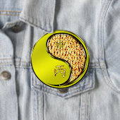Jaar van de Vuuraap Ronde Button 4,0 Cm (In situ)