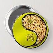 Jaar van de Vuuraap Ronde Button 4,0 Cm (Voorkant /achterkant)