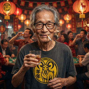 Jaar Van De Vuurgeit 2027 Chinees Nieuwjaar Shirt