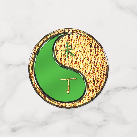 Jaar van de vuurgeit confetti (Kleine voorkant)