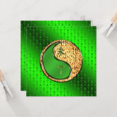 Jaar van de vuurgeit kaart (Voorkant / Achterkant in situ)