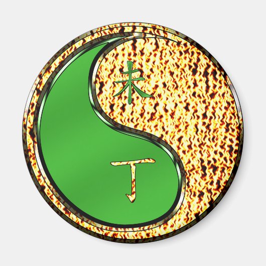 Jaar van de vuurgeit magneet (Voorkant)