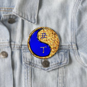 Jaar van de Vuuros Ronde Button 7,6 Cm (In situ)