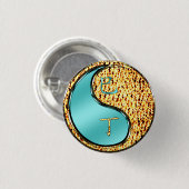 Jaar van de Vuurslang Ronde Button 3,2 Cm (Voorkant /achterkant)