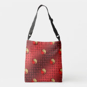 Jaar van de Vuurtijger Crossbody Tas (Achterkant)